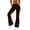 *Coffee, variant on Women's High Waist Stretch Flare Leg Pants,Soft Slim Bootcut Yoga Trousers with Pockets Dark Gray,Women's Plus S