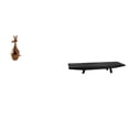 thumbnail image 1 of estatua,Estatuas,figuras de animales,manualidades,Bandeja para servir,Bandeja para servir frutas,centro de mesa con almacenamiento,Bandeja rectangular de madera para servir comida, 1 of 8
