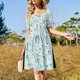 thumbnail image 4 of Ojos bien abiertos - en vestido negro de manga corta ropa de verano para mujer vestidos mujer verano 2025 conjuntos de playa para mujer Vestido, 4 of 7