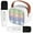 White, variant on TOPCHANCES Mini Karaoke Machine for Kids, Portable Bluetooth Karaoke Speaker with 2 Wilreless Microphones and Dynamic Lights, Ideal Gifts for Girls Boys Home Party ( Blue )