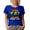 Royal Blue, variant on Retro Vintage Camp More Worry Less - Camping Lover Quote, Black T-Shirt, 3XL