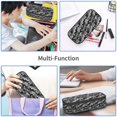 thumbnail image 6 of Uemuo Horse Silhouette Printed Large Pencil Case, Big Capacity Pencil Pouch Stationery Pen Bag, Storage High Capacity Bag Pouch Holder Box Organizer, Marker Pen Case, 6 of 9