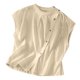 thumbnail image 2 of mfyjkho Camisetas Sin Mangas, Blusa Informal De Cuello Redondo Con Botones Y Color Liso Para Mujer Tops Casuales Para Mujer Xxl, 2 of 8