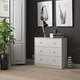 thumbnail image 6 of Tvilum Studio 3 Drawer Dresser for Adults, White, 6 of 15