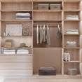 thumbnail image 5 of REGALWOVEN Clothes Storage, Storage Bags, 1 Pack Moving Bags for Organizing Comforters, Closet Organizers, and Storage with Handles Coffee 21.5*14*8in, 5 of 7