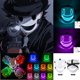 thumbnail image 2 of Cosplay de Anime de gran altura Tenkuu Shinpan, máscara Led de invasión de gran altura, sombrero, máscara blanca de PVC, accesorios de disfraz de samurái japonés, 2023, 2 of 4