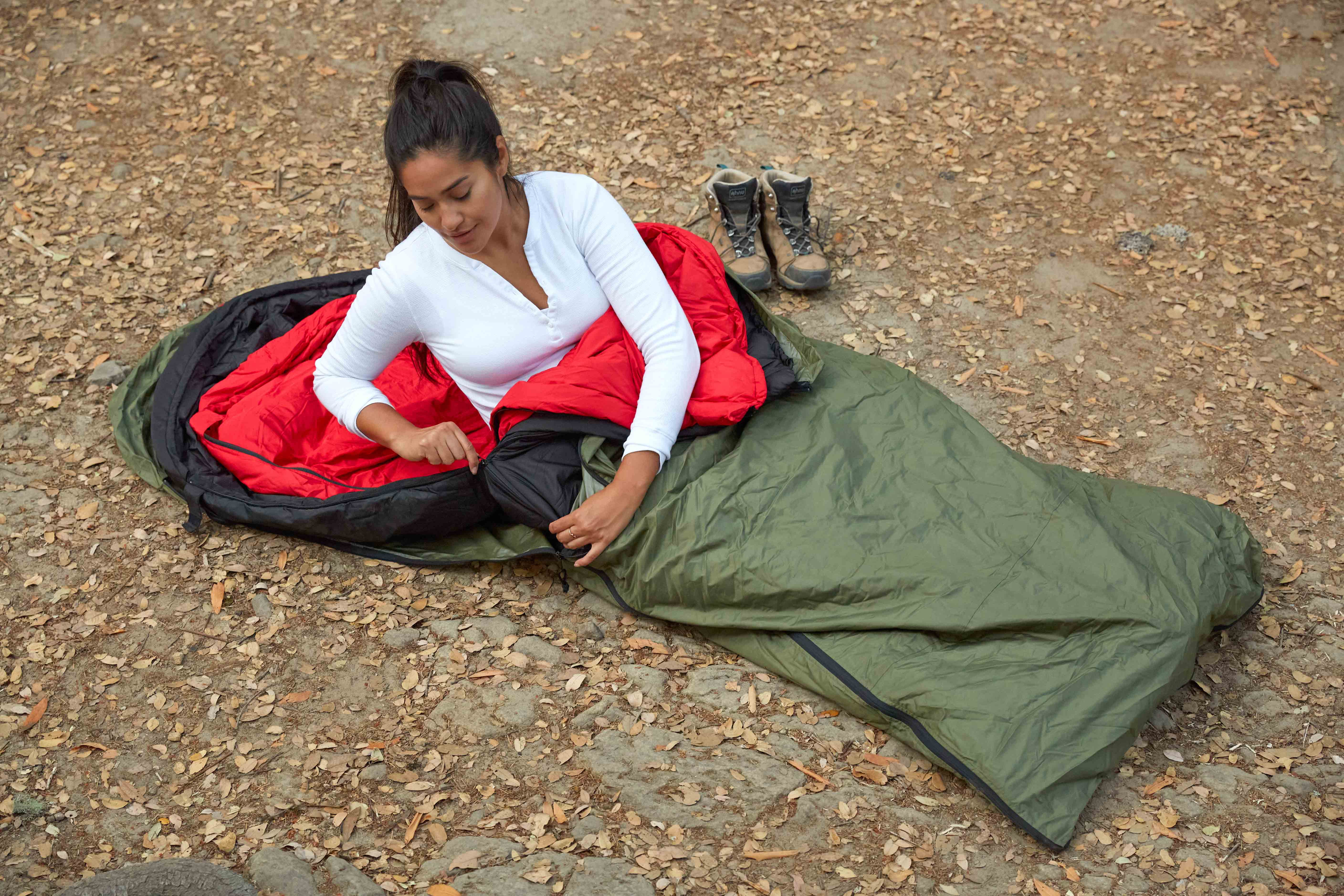 OmniCore Designs Mil-Spec 5-pc. Modular Sleeping Bag System 30F to -30F Hooded Rectangular