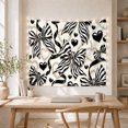 thumbnail image 5 of Zebra Stripe Bows Among Black Hearts and Pearls, Playful Maximalist for Fashion Fans, Bow and Heart Decor, Birthday Gift, Tapestry Wall Hanging for Bedroom and Dorm, 5 of 7