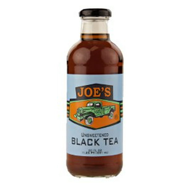 Joe's Tea Unsweetened Black Tea 20 oz. (12 Bottles)