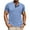 Mens Clothes Light Blue, variant on Mens Big & Tall Henley Shirt, Short Sleeve Shirts for Men Fall Casual Loose Fit Solid Color Button Up T-Shirts M-3XL