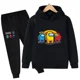 thumbnail image 3 of Conjunto de 2 piezas de sudadera y pantalones con estampado de dibujos animados de Sonic para niños de 2 a 12 años, ropa para niños y niñas, trajes deportivos para primavera y otoño, novedad de 2024, 3 of 5