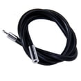 thumbnail image 2 of 2pcs Cadena de cuerda de colr de cordón de cuero negro con cierre de acero inoxidable 20 pulgadas 24 pulgadas Zulema Cordón de goma negro, 2 of 8