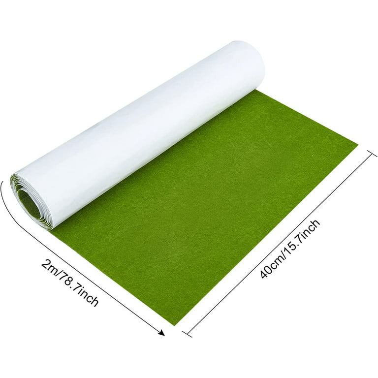 Green Felt Sheets, Self-Adhesive Felt Sheets, 90Pcs 4X4  (10Cmx10Cm),Pre-Cut Fe