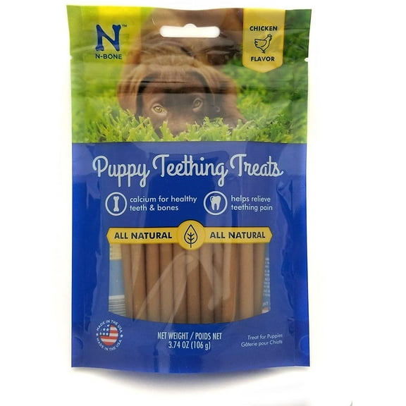 N-Bone Puppy Teething Stick Treat 3.74 oz Size:Pack of 2