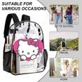 thumbnail image 6 of Hello Kitty Clear Backpack Heavy Duty See Through Bookbag Transparent Bag for Colleges School Work Sport Travel, 6 of 7
