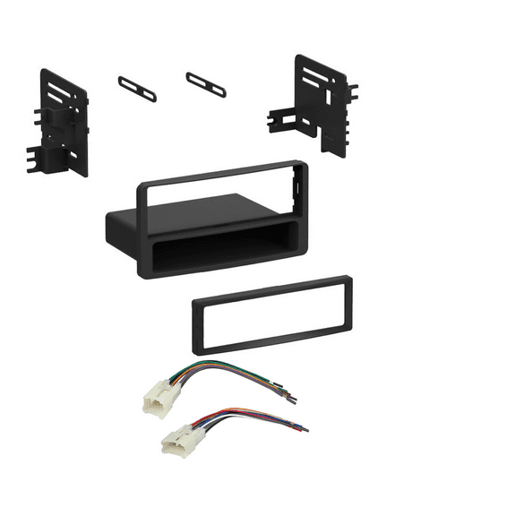 Metra Car Radio Stereo Single Din Dash Kit & Harness for 2003-2007 Toyota Tundra Sequoia