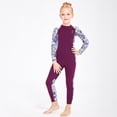thumbnail image 4 of Greeniant Trajes de neopreno para niños y niñas, traje de buceo a prueba de frío, pantalones de manga larga gruesos, traje de baño para jóvenes, Deportes acuáticos Púrpura L Greeniant OD003675-03, 4 of 6