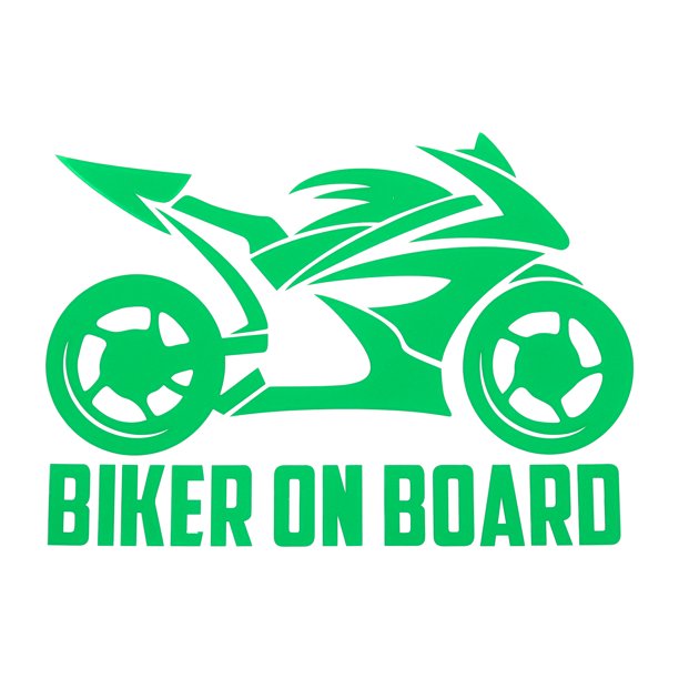 Calcomanía reflectante Unique Bargains, patrón de motocicleta cuadrado hueco, calcomanía para automóvil, decoración personalizada para vehículo