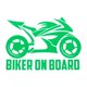 thumbnail image 1 of Calcomanía reflectante Unique Bargains, patrón de motocicleta cuadrado hueco, calcomanía para automóvil, decoración personalizada para vehículo, 1 of 1