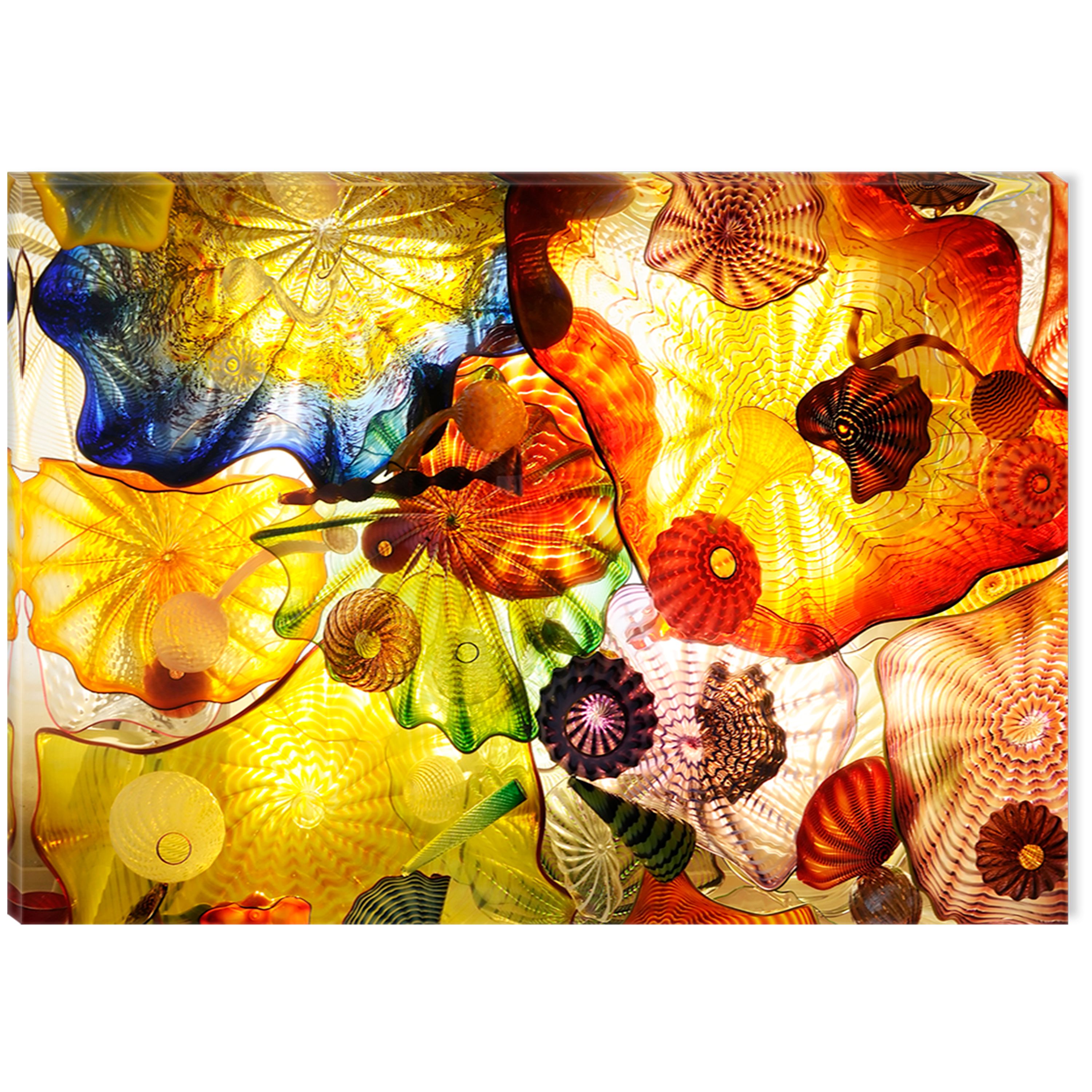 Startonight Canvas Wall Art Red Hypnotic USA Design for Home Decor