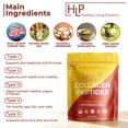 thumbnail image 6 of Healthy Living Proteins Hydrolyzed Multi Collagen Peptides Powder with Probiotics, Grass-Fed Unflavored Collagen Protein (Types I, II, III, V, X), Supports Skin, Hair, Nails & Joints, 41 Servings, 6 of 7