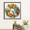 thumbnail image 4 of Diamante pintura 5D DIY parcial especial en forma de taladro colibrí papel hogar arte, 4 of 9