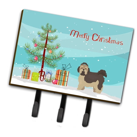 Russian Tsvetnaya Bolonka Lap Dog Christmas Tree Leash or Key Holder