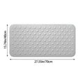 thumbnail image 2 of Mfigree Square Shower Mat Extra Large Non Slip Mat for Elderly & Kids Bathroom Drain Holes Strong Suction Cups , Bathtub Mat for Elderly Kids Bathroom, 2 of 9