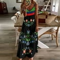 thumbnail image 3 of New Folk - Kashubian Folk - Robe Sans Manches Noire BG pour Femmes Robe d'Anniversaire d'Été pour Femmes Luxe 2024, 3 of 4