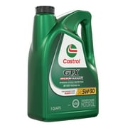 Castrol GTX High Mileage 5W-30 Synthetic Blend Motor Oil, 5 Quarts