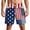 W652-Sky Blue, variant on Funny Swim Trunks for Men, Patriotic Hairy Butt Quick-Dry Shorts, Mens Fun Swimshorts, Patriotic Prints(W652-Blue)