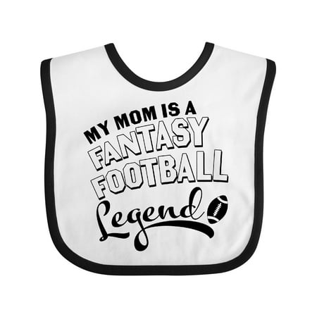 

Inktastic My Mom is a Fantasy Football Legend Gift Baby Boy or Baby Girl Bib