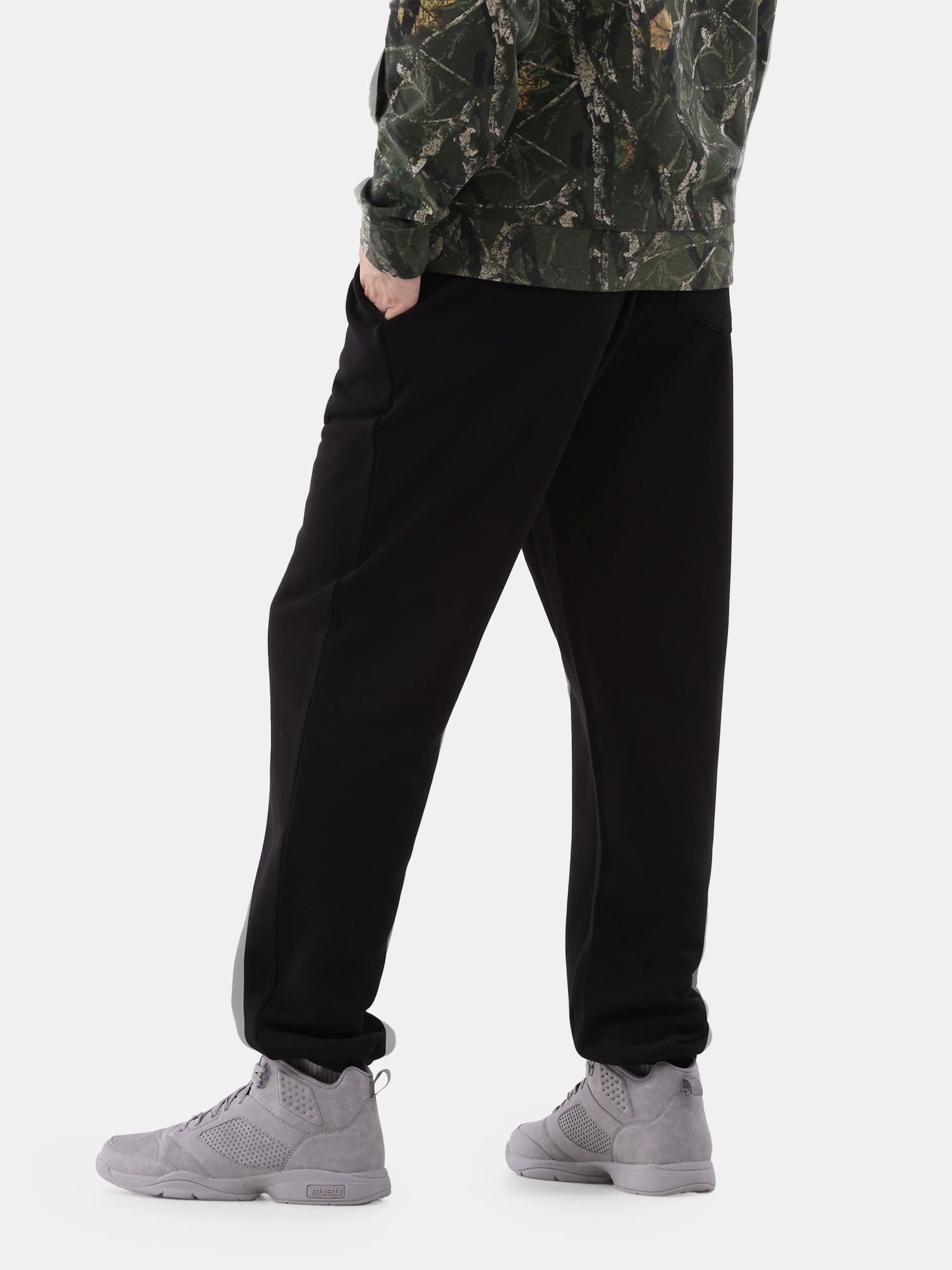 No Boundaries All Gender Soft Fleece Jogger Pants, 30" Inseam, Men's and Big Men's