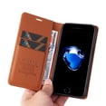 thumbnail image 4 of Funda para iPhone SE 2022 Estuche de Cuero PU Tipo Cartera con Ranuras para Tarjetas y Cierre Magnético, 4 of 5