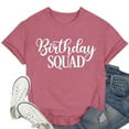 thumbnail image 2 of NJGRAE Womens Tops Dressy Casual Women’S Casual Pocket Tees Birthday Shirts for Women Happy Birthday T Shirt Birthday Party Tee Top Women's T Shirts M, 2 of 3