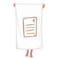 thumbnail image 1 of Paper Achievement Content Course Detection Hand Towel Bath Facecloth Soft Cotton Washcloth, 1 of 4