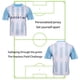 thumbnail image 5 of Camiseta de fútbol DIBEI Argentina Mundial 2026 XL, 5 of 5