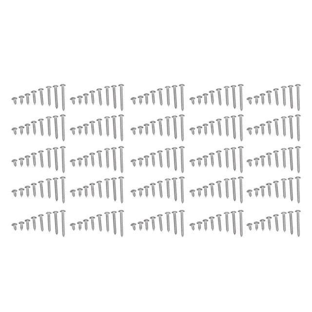 Kit de tornillos autorroscantes, 200 piezas Tornillos autorroscantes Tornillos autorroscantes Tornillo autoperforante Estándares líderes en la industria