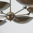 thumbnail image 3 of 8 Light Stilnovo Style Disk Shade Sputnik Chandelier Light Fixture, 3 of 4