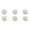 6 Pcs-White, variant on CuiLiyq 2 Pcs Wicker Rattan Balls, 2 Inch Rattan Decorative Balls Vase Fillers for Wedding Party Centerpiece Bowls Home Decoration, Yellow