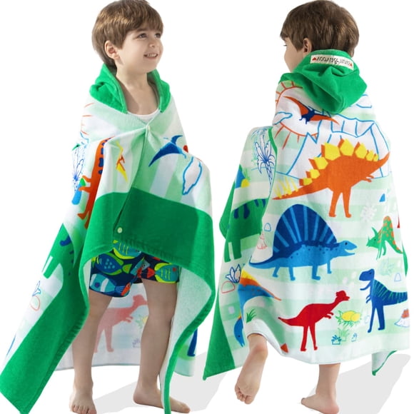 Toalla infantil con capucha VOOVA & MOVAS Dino Cotton 76x127 cm
