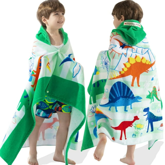Toalla infantil con capucha VOOVA & MOVAS Dino Cotton 76x127 cm