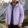 thumbnail image 2 of Kukoosong Men's Lightweight Windbreaker Jacket, Full Zip up Waterproof Softshell Hooded Jacket with Pockets and Adjustable Cuffs for Outdoor Hiking, 2 of 7