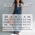 thumbnail image 2 of Morttic Women's Solid Color Sleeveless Deep V Jumpsuit – Loose Wide Leg Double Pockets Flowy Boho Beach Vacation Romper White，L, 2 of 2