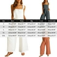 thumbnail image 3 of White Womens Tops Women's Summer Two Piece Outfit Set Sleeveless Top and Pants Elegant Summer Outfits Cotton Linen Loose Leisure Suit with Pockets Trouser Suit Shirts for Women, 3 of 6