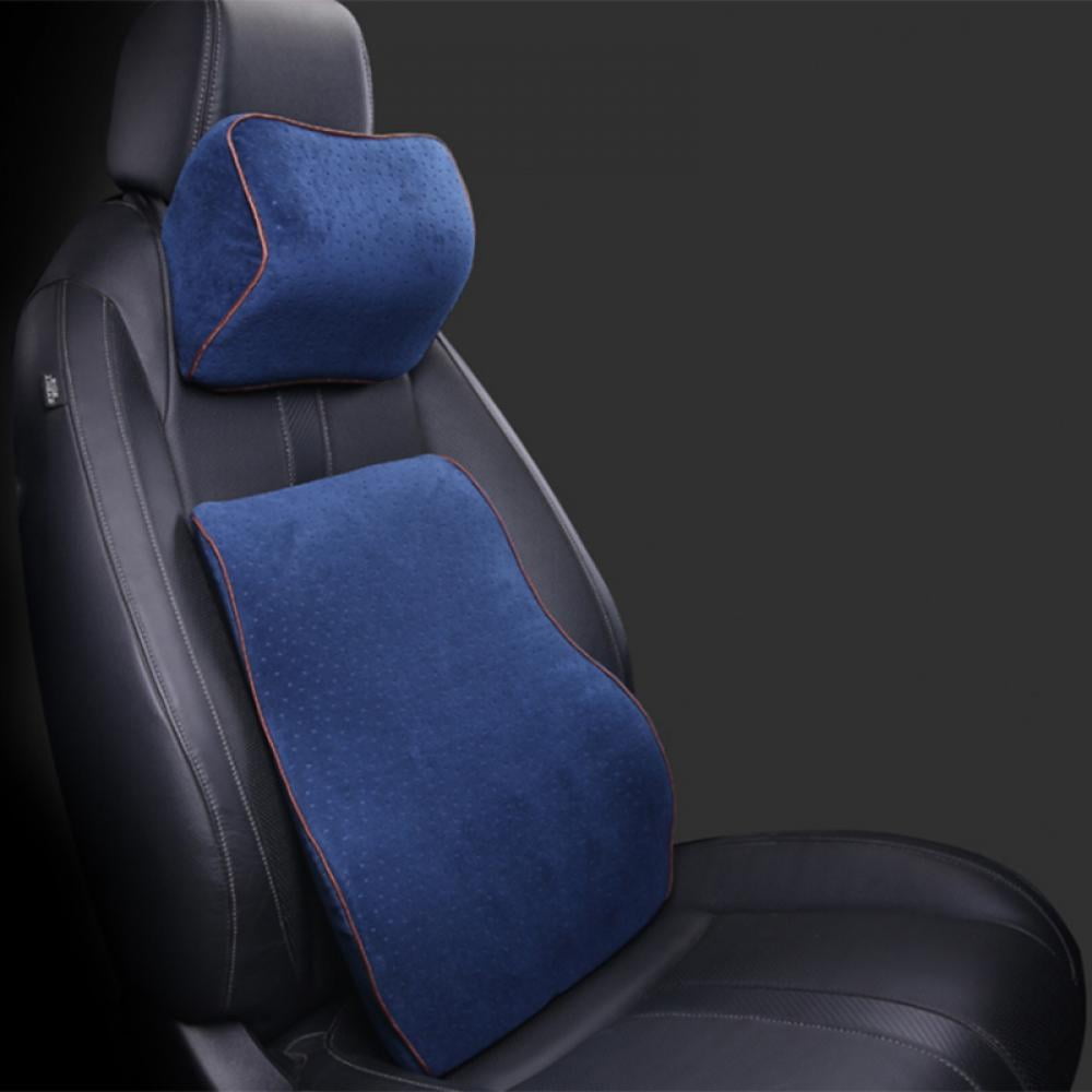 Sojoy Luxury Breathable Lumbar Back Support & Non-Slip Gel Seat Cushion  Truck Seat Cushion for Truck Driver Back Pain Bus Driver Seat Cushion  (2-Piece