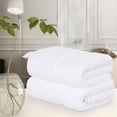 thumbnail image 6 of PiccoCasa 750GSM 100% Cotton Hand Towel for Bathroom, Set of 2 White, 6 of 7