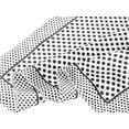 thumbnail image 4 of INSPIRE CHIC Women's Square Shaped Scarf Contrast Color Printed Scarves Kerchief Neckerchief White Black Dots 19.69x19.69", 4 of 5