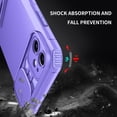 thumbnail image 3 of JTCASES for iPhone 11 Case, Sliding Camera Cover & Foldable Kickstand Shockproof Corners Anti-fall Rugged Anti-slip PC TPU Heavy Duty Protective Hybitd Shell - Purple, 3 of 12