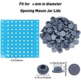 thumbnail image 2 of 100Pcs Vial Rubber Stopper Rubber Injection Ports with 70 Pieces Synthetic Filter Paper Stickers Bottle Stoppers Set, 2 of 6